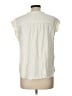 FRYE Ivory Short Sleeve Blouse Size L - photo 2