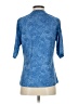 Reel Legends Blue Short Sleeve Blouse Size S - photo 2