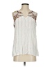 One September 100% Rayon White Sleeveless Blouse Size XS - photo 1