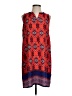 Sweet Rain 100% Polyester Paisley Red Casual Dress Size S - photo 1