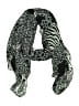Jessica McClintock 100% Polyester Animal Print Green Gray Scarf One size - photo 1