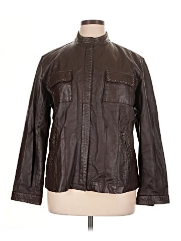 Chico's Leather Jacket (view 1)