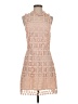 The Impeccable Pig 100% Polyester Tan Cocktail Dress Size M - photo 1