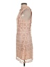The Impeccable Pig 100% Polyester Tan Cocktail Dress Size M - photo 5
