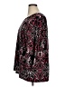 JM Collection Jacquard Black 3/4 Sleeve Blouse Size 1X (estimated) - photo 5