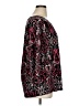 JM Collection Jacquard Black 3/4 Sleeve Blouse Size 1X (estimated) - photo 4