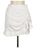 REVAMPED Solid White Casual Skirt Size M - photo 1