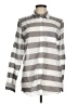 Assorted Brands 100% Cotton Stripes Gray Long Sleeve Button-Down Shirt Size M - photo 1