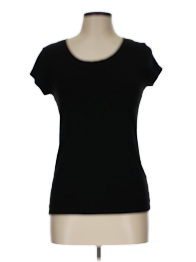 Pre-owned Cynthia Rowley Short Sleeve T-shirt In Black