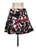 Aqua Floral Black Casual Skirt Size XS - photo 1