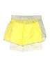 Blanc Noir 100% Polyester Color Block Yellow Athletic Shorts Size S - photo 2