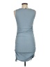 Shein Solid Blue Cocktail Dress Size 6 - photo 2