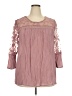 Indigo Rose 100% Polyester Pink 3/4 Sleeve Blouse Size 3X - photo 1