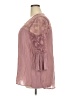 Indigo Rose 100% Polyester Pink 3/4 Sleeve Blouse Size 3X - photo 5