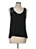 Assorted Brands 100% Polyester Black Sleeveless Blouse Size L - photo 1