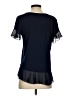 Cha Cha Vente 100% Polyester Blue Short Sleeve Blouse Size S - photo 2