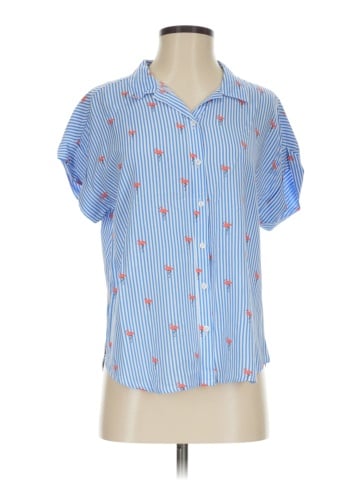 Per Se Short Sleeve Blouse (view 1)