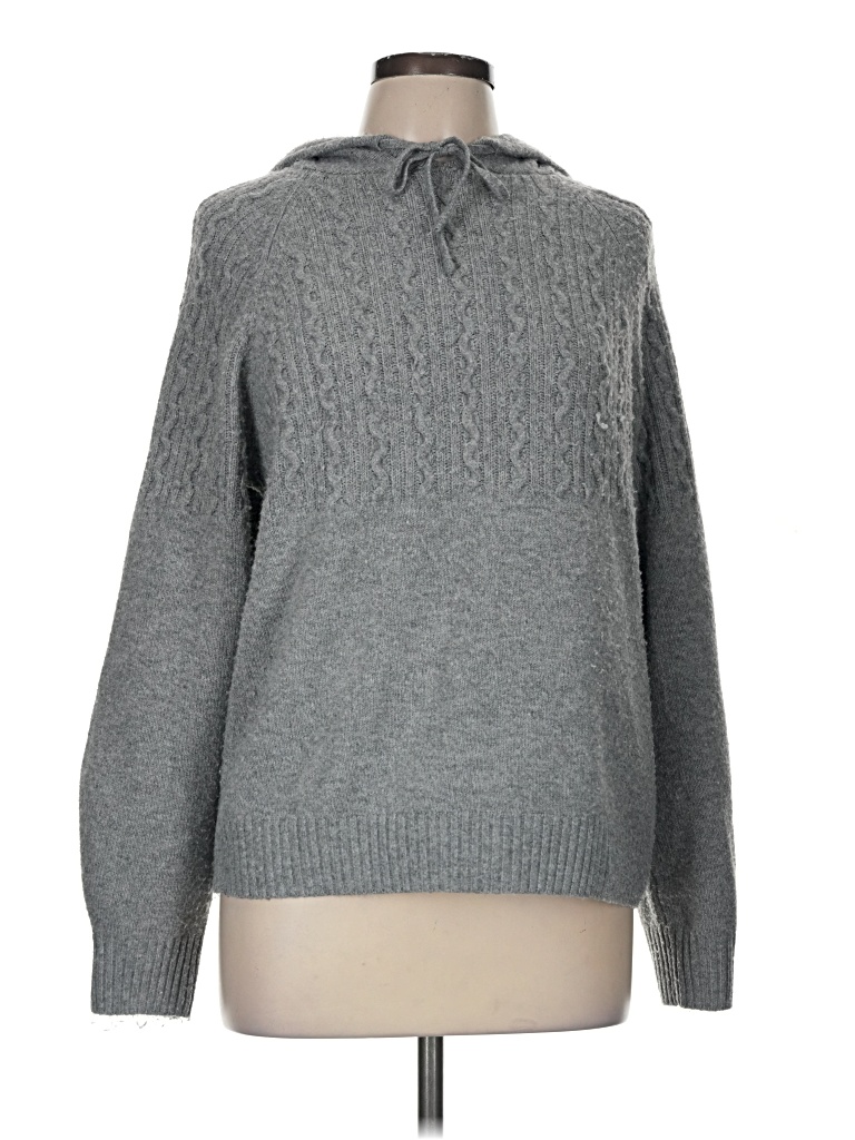Pre-owned Time And Tru Pullover Sweater In Gray