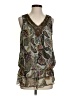New Directions 100% Polyester Gray Sleeveless Blouse Size S - photo 1