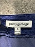 pretty garbage Solid Blue Casual Skirt Size S - photo 4