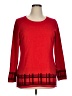 Camille & Co. Plaid Red Pullover Sweater Size XL - photo 1