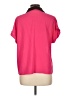 Shein Color Block Pink Short Sleeve Blouse Size L - photo 2