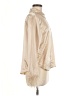 Ellison 100% Polyester Metallic Gold Long Sleeve Blouse Size M - photo 4