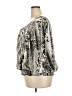 Avenue Animal Print Silver 3/4 Sleeve Blouse Size 18 Plus - photo 5
