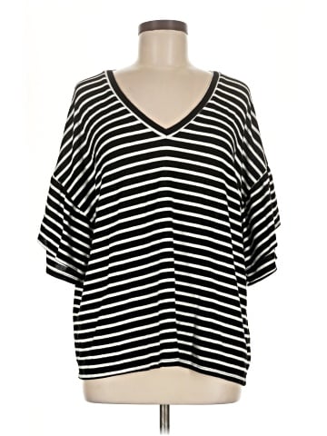 H by Bordeaux 3/4 Sleeve Top (view 1)