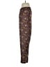J.Crew Collection 100% Silk Paisley Purple Silk Pants Size 4 - photo 5