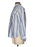 J.Crew 100% Cotton Stripes Blue 3/4 Sleeve Blouse Size 4 - photo 5