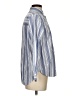 J.Crew 100% Cotton Stripes Blue 3/4 Sleeve Blouse Size 4 - photo 4