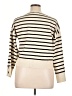 Marled Stripes Ivory Pullover Sweater Size XL - photo 2
