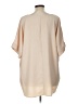 Spin 100% Polyester Tan Short Sleeve Blouse Size L - photo 2