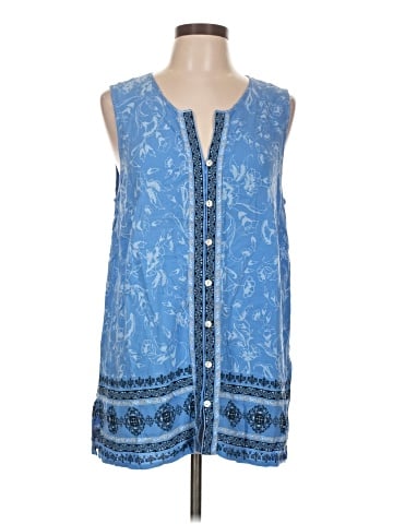 J.Jill Sleeveless Button-Down Shirt (view 1)
