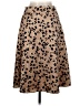 Hutch 100% Polyester Animal Print Tan Casual Skirt Size 6 - photo 2