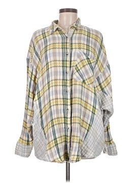 Free People Long Sleeve Button Down Shirt