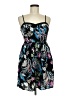 Xhilaration 100% Polyester Paisley Black Cocktail Dress Size S - photo 1