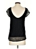 Tart 100% Nylon Black Short Sleeve Top Size S - photo 2