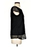 Tart 100% Nylon Black Short Sleeve Top Size S - photo 4
