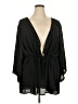 Torrid 100% Polyester Black 3/4 Sleeve Blouse Size 5X Plus (5) - photo 1