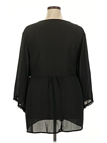 Torrid 3/4 Sleeve Blouse (view 2)