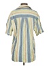BDG Stripes Yellow Short Sleeve Blouse Size S - photo 2