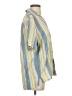 BDG Stripes Yellow Short Sleeve Blouse Size S - photo 4
