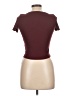 DAZY Burgundy Short Sleeve T-Shirt Size L - photo 2