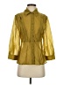 CAbi Yellow 3/4 Sleeve Button-Down Shirt Size XS - photo 1
