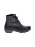 Sperry Top Sider Black Rain Boots Size 7 - photo 1