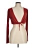 Missguided Burgundy Long Sleeve Top Size 6 - photo 1