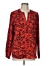 MICHAEL Michael Kors Red Long Sleeve Henley Size L - photo 1