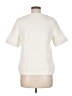 Fossil Tweed Ivory Short Sleeve Turtleneck Size M - photo 2